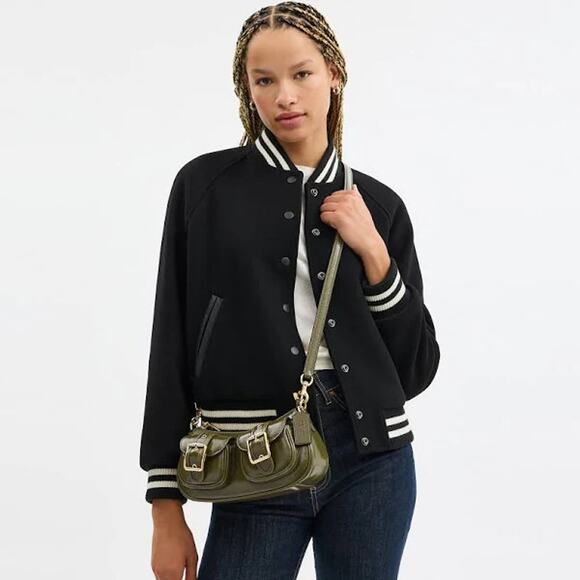 ❤️Coach ashton bag glazed leather/Olive - Picture 3 of 11